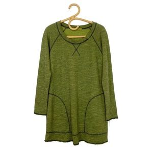 Cut-Loose | Green Sweater Tunic Dress‎ Size XS